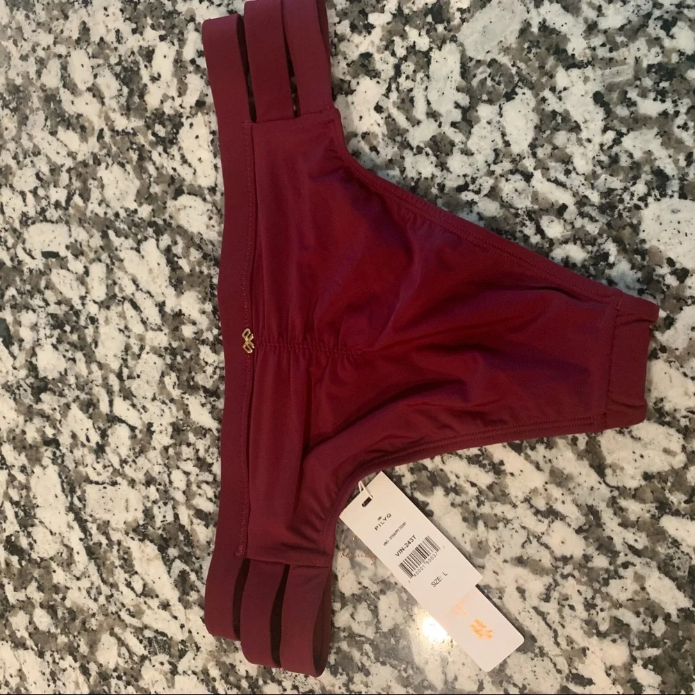 NWT‎ PILYQ Vino Strappy Teeny Bikini Bottom